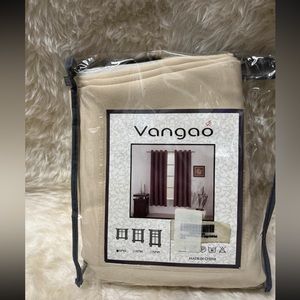 NIB - New Beige Single Curtain Panel 52" x 36"